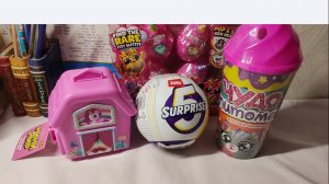 Распаковка сюрпризов, распаковка игрушек. Zuru plushy pets, zuru rainbocorns.