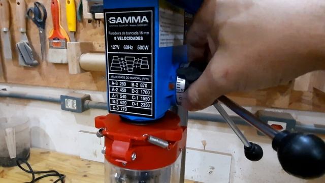 Furadeira de Bancada Gamma 500W - G2321 - Primeiras Impressões e Testes. смотреть онлайн