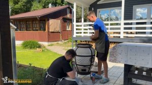 Готовим баранью ногу на тандыре Амфора Атаман