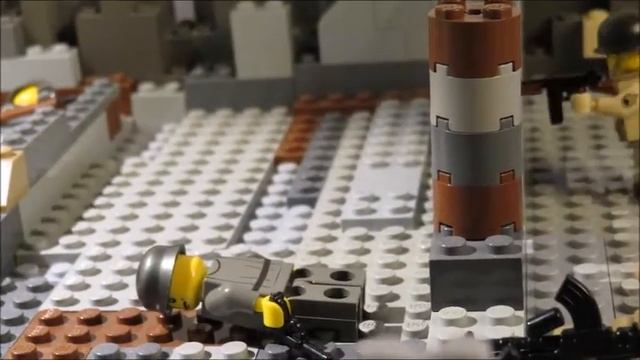 Lego WW2 Battle of Monte Cassino Stop Motion смотреть онлайн