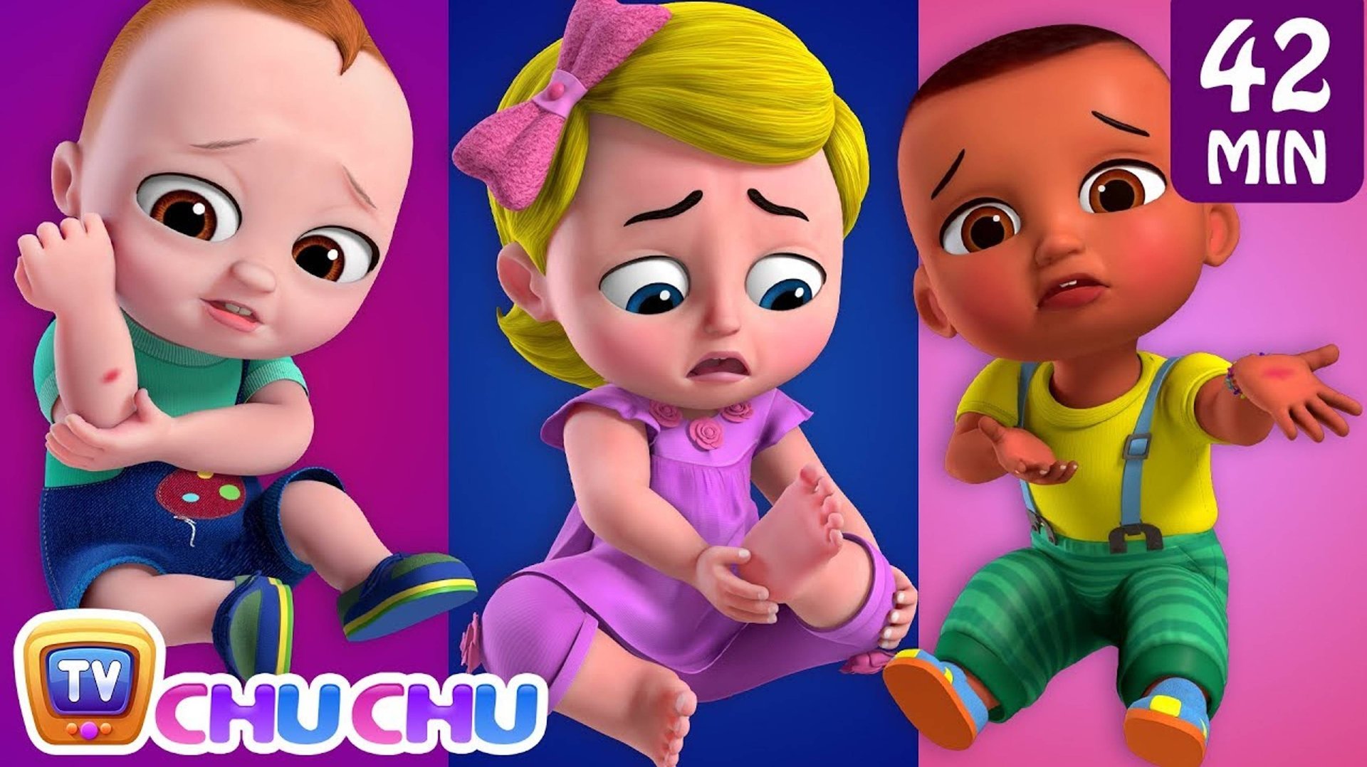 Boo Boo Song plus more Baby Songs - ChuChu TV Baby Nursery Rhymes & Kids Songs - Baby Taku’s World смотреть онлайн