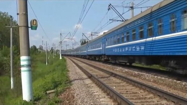 ЧС7-040 с поездом "Свислочь", пл. Перхушково