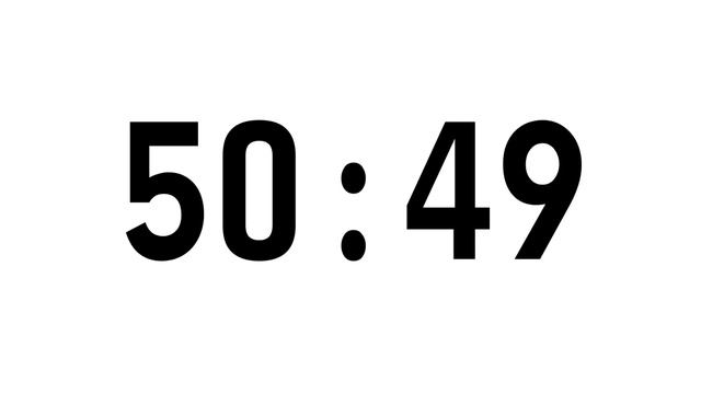 Countdown from 105 minutes - Timer 1 hour 45 minutes смотреть онлайн