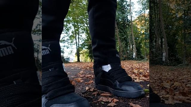 messing around in the leaves in loose puma sneakers смотреть онлайн
