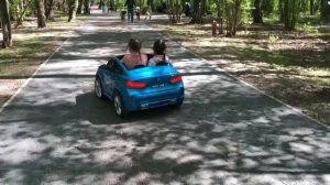 Электромобиль детский бмв для 2 их