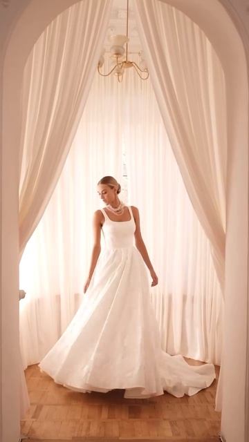 Свадебное платье Магнолия из коллекции «Цветочная феерия» 2025 от бренда Anna Kuznetcova