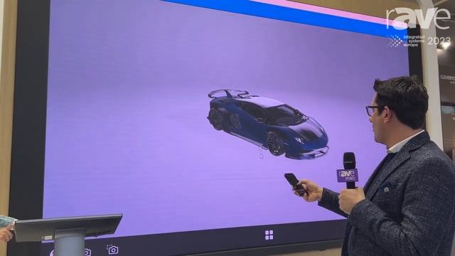 ISE 2023 Mago Demos Mago Room Technology on Huge MAXHUB Display with Magic Link QR Code смотреть онлайн