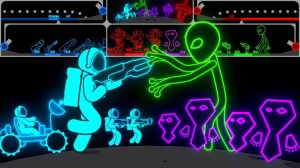 133. Битва Стикменов за луну 2 | Stickman Battle for the Moon 2 | Кто победит?