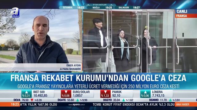 Fransa Rekabet Kurumu, Google'a 250 Milyon Euro'luk Ceza Verdi! | A Para смотреть онлайн