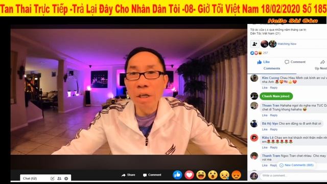 Tan Thai Trực Tiếp-ThếLực ThùĐịch Coronavirus là mồ chôn cs-Giờ Tối Việt Nam 18/02/2020 Số 185 смотреть онлайн