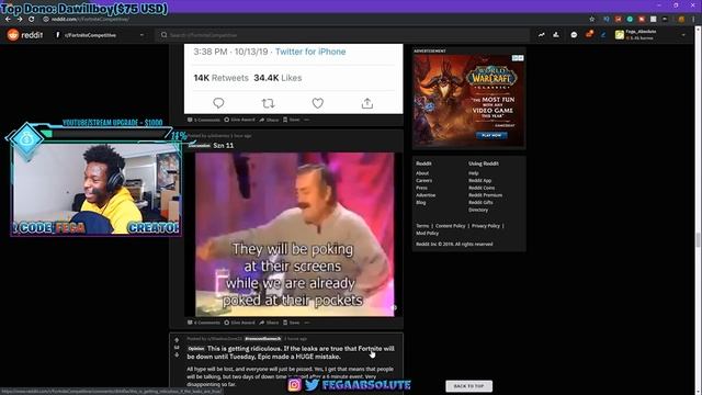 Streamer Watches The BLACK HOLE In Fortnite For 51 HOURS смотреть онлайн