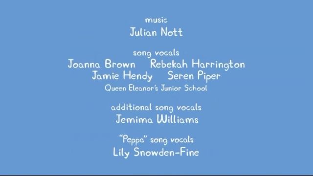 Peppa Pig Credits смотреть онлайн