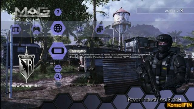 MAG Raven Dynamic Theme for PS3 (HD) смотреть онлайн