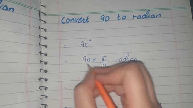 Convert 90° to Radian, convert Degree to radian смотреть онлайн