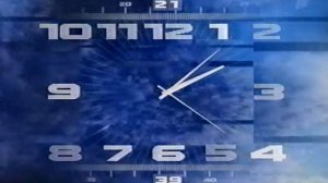 Заставка Первого канала - Первый ночью и часы с необычной музыкой, 2009