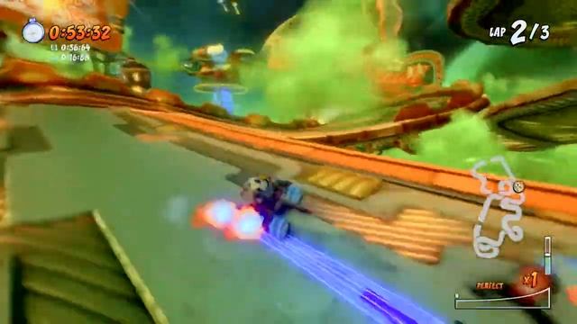 CTR:NF Drive Thru Danger 1:46.20s PB смотреть онлайн