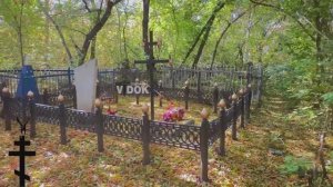 КЛАДБИЩЕ ПОД ДЕРЕВЬЯМИ! ЕГО НЕ ВИДНО С ДОРОГИ! КАК В КУПОЛЕ ЗАРОСЛЕЙ