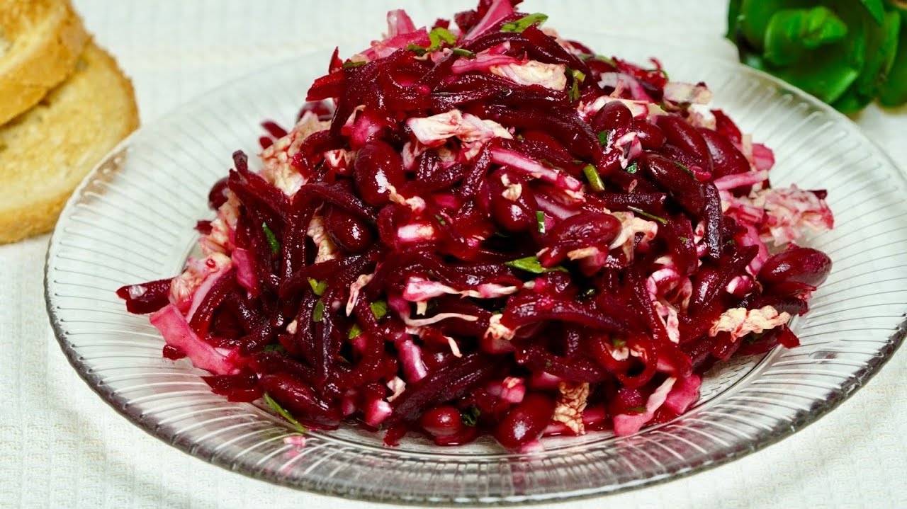 Съедят за минуту! Беру Свеклу и банку Фасоли! Готовлю Самый вкусный салат из свеклы за 5 минут!
