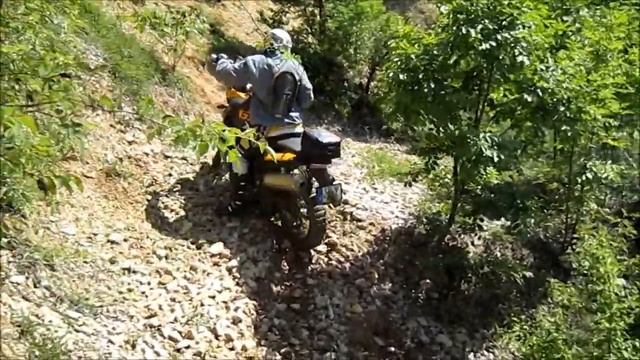 KTM 950 Super Enduro R & BMW F800 GS in action - part III смотреть онлайн