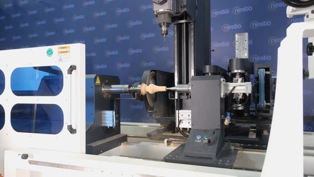 NESTO 5 AXIS ULTRA CNC WOOD LATHE MACHINE | MODEL 01 смотреть онлайн