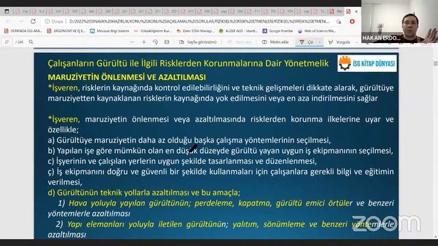 FİZİKSEL RİSK ETMENLERİ GÜRÜLTÜ DERS 1- 2022 смотреть онлайн