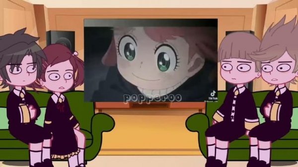 ✨ Eden Academy React to Anya &  Bond Forger ✨ || Part 2 || SpyxFamily || Gacha