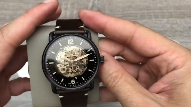 Fossil Commuter Automatic Brown Leather Men’s Watch ME3158 (Unboxing) @UnboxWatches смотреть онлайн