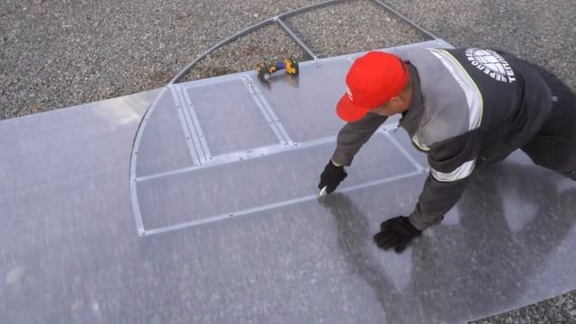 Инструкция по сборке теплицы Пристенная смотреть онлайн