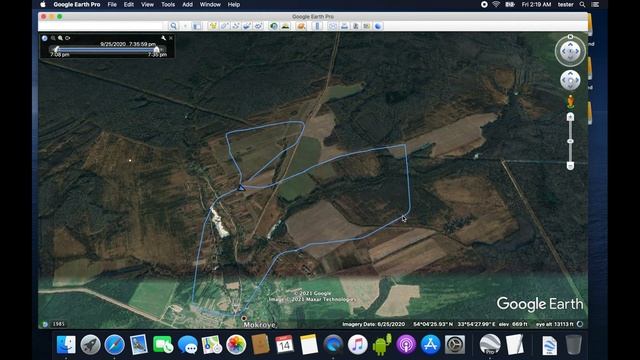 Autel EVO 2 flight logs & Google Earth смотреть онлайн