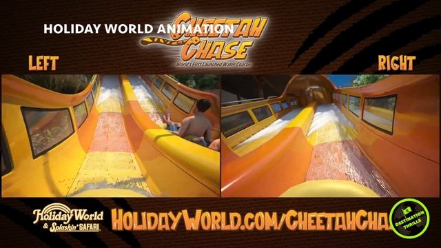Cheetah Chase at Holiday World NEW For 2020: Launching & Racing Water Coaster! Full POV & Reaction смотреть онлайн