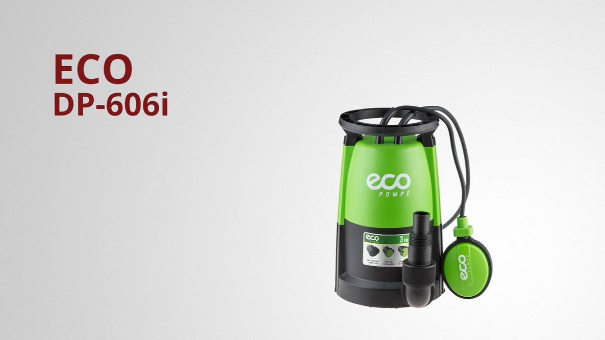 ECO DP-606i Насос погружной 3-в-1 смотреть онлайн