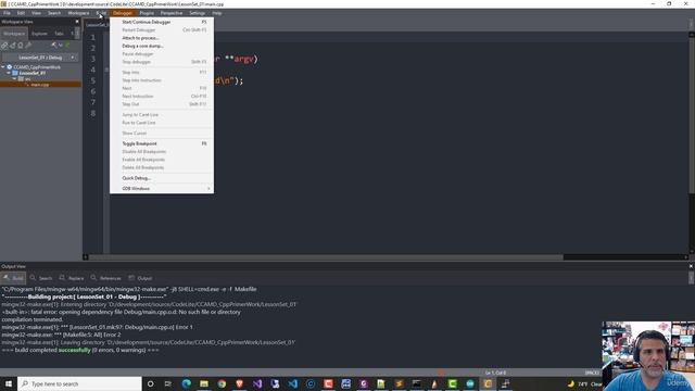 6.3. Working with IDEs, Compiling C++ Programs, and a Bit of Arduino Code смотреть онлайн