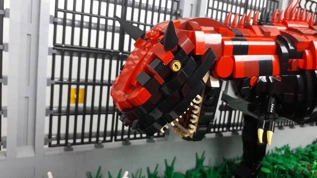 LEGO Carnotaurus Build Part 4