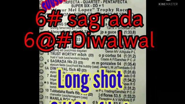 KARERA SAN LAZARO.. *thursday* TIPS BY MASTER GULANG ( boss emong chairman,s cup champion congrats смотреть онлайн