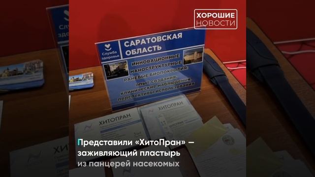 Робоконструктор и повязка из насекомых: что показал Саратов на выставке «Россия»? смотреть онлайн