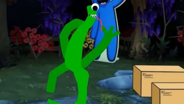 fnf green rainbow friends dc2 short смотреть онлайн