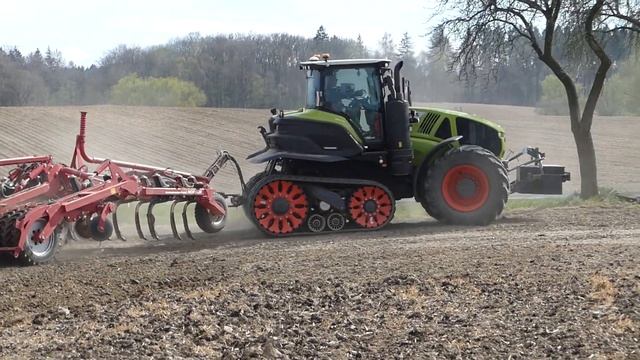 CLAAS Axion TT Mit HORSCH TIGER 5 AS Bodenbearbeitung 2022 / Tillage 2022