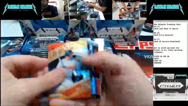 2019 Prizm Baseball 12-Box Case #1 PYT 05-15-2019 смотреть онлайн