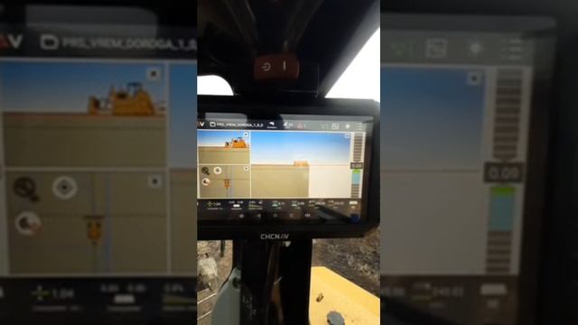 Обзор 3D системы на бульдозер TD63Pro. Переключение на режим 2D.