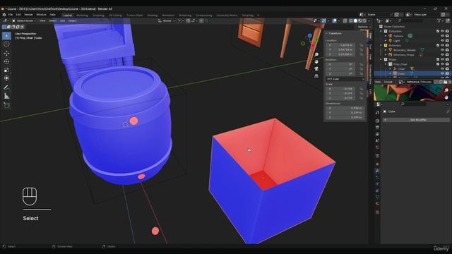 5 - Modeling Barrel while using Arrays and Mirror Modifiers [-220068665_456256352] смотреть онлайн