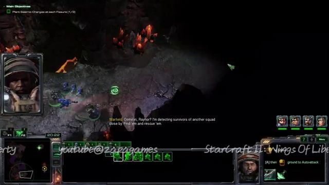 Mission: Belly Of The Beast | Campaign | StarCraft 2: Wings Of Liberty | Gameplay смотреть онлайн