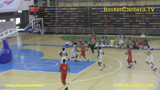 CARLOS ALOCÉN (´00).- CAI Zaragoza. Imágenes Selec. España U16M (BasketCantera.TV) смотреть онлайн