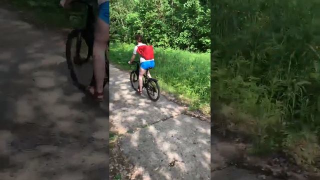 велопрогулка с друзьями на пляж Пироговское водохранилище смотреть онлайн
