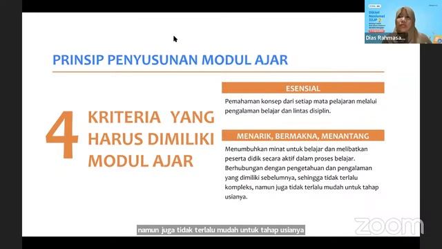 Diklat ! Prakik Baik Menyusun Modul Ajar Kurikulum Merdeka yang Menarik смотреть онлайн