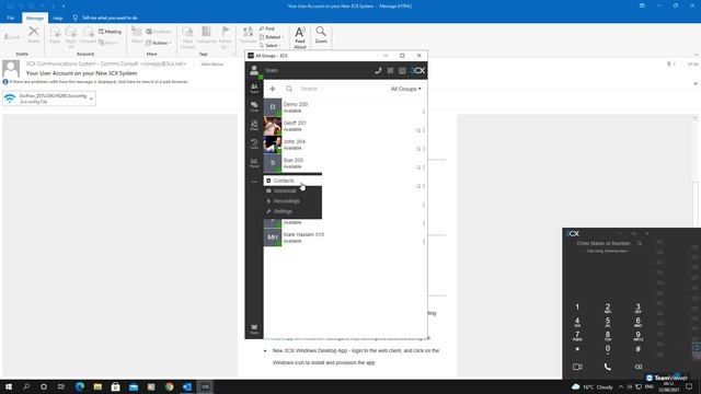 Installing 3CX Windows Desktop APP смотреть онлайн