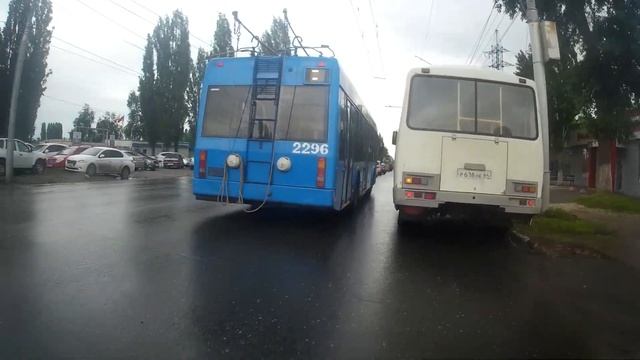 Обкатка троллейбусов БКМ 321 перед выездом на линию г. Саратов смотреть онлайн