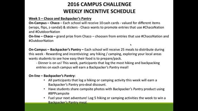 2016 ON Campus Challenge Webinar #2 - Marketing, Weekly Sponsor Outline and Retailer Engagement Inf смотреть онлайн