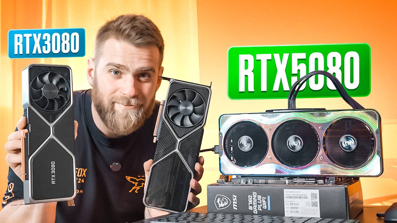 Видеокарта за 40.000 рублей лучше RTX5080 за 200.000?! смотреть онлайн