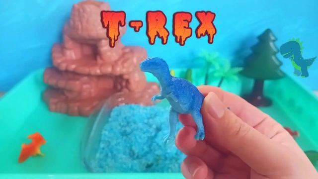 Tiny Dinosaur Toys: Uncover Dinosaur Toys, Learn Names! смотреть онлайн