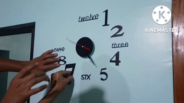 DIY WALL CLOCK STICKER INSTALLATION l Mia Phil Tv смотреть онлайн